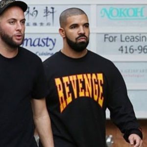Drake Summer 16 Revenge Black Long Sleeve Size M